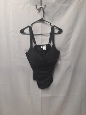 Ladies Anne Cole Black Swim Suit Size 16w ORG $82 (RackD)